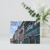 Cardiff Wales Welsh City Travel Postkarte (Stehend Vorderseite)
