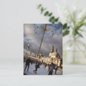 Cardiff Winter Wonderland Postkarte (Stehend Vorderseite)