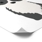 Cardigan Black Corgi Dog Kinderzimmer & Kids Poste Poster (Ecke)