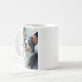 Cardigan Corgi Aquarell Kaffeetasse (Vorderseite Links)