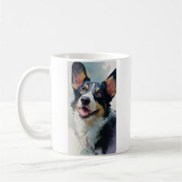 Cardigan Corgi Aquarell Kaffeetasse