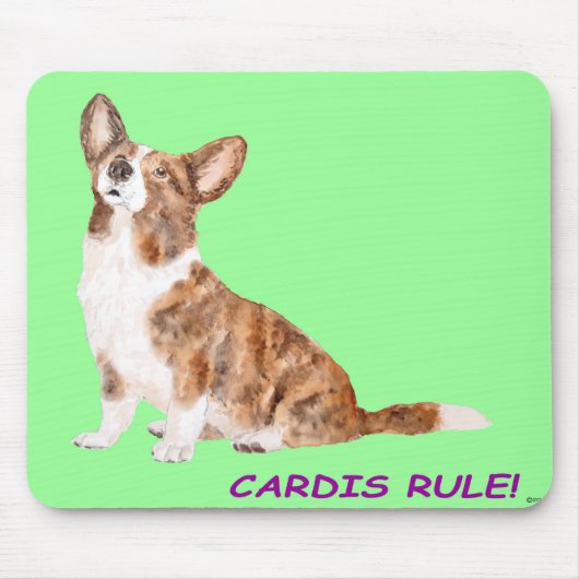 Cardigan corgi mousepad (Vorne)