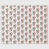 Cardigan Corgi Weihnachten Geschenkpapier (Flach)