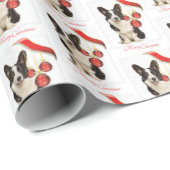 Cardigan Corgi Weihnachten Geschenkpapier (Rolleneckpunkt)