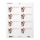 Cardigan Corgi Weihnachtsgeschenke Labels (Vorne)