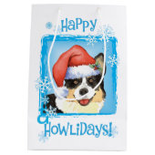 Cardigan Walisisch Corgi Mittlere Geschenktüte (Rückseite)