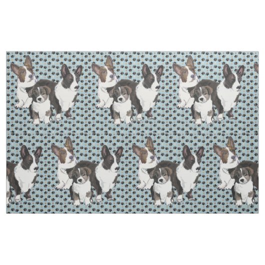 Cardigan Walisisch Corgi Stoff (Fat Quarter (45,7 x 55,9 cm))