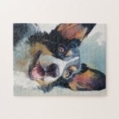 Cardigan Welsh Corgi Aquarell Puzzle (Horizontal)