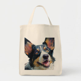 Cardigan Welsh Corgi Aquarell Tragetasche