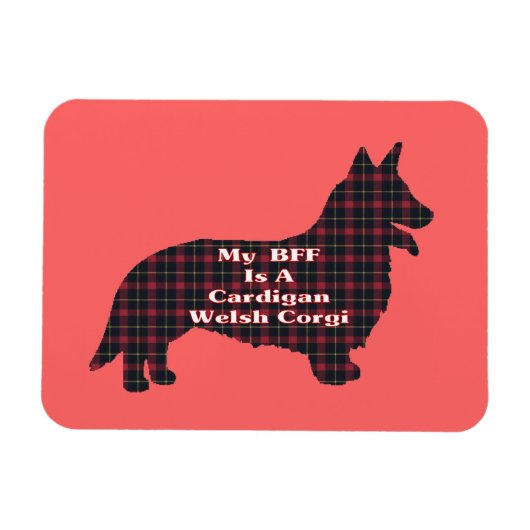 Cardigan Welsh CORGI BESTE FREUNDIN Magnet (Horizontal)