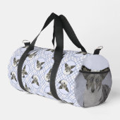 Cardigan Welsh Corgi Blue Merle Malerei Dog Art Duffle Bag (Rechte Ecke)