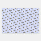 Cardigan Welsh Corgi Blue Merle Malerei Dog Art Geschenkpapier Set (Vorderseite)