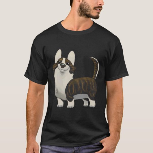 Cardigan Welsh Corgi Brindle T-Shirt (Vorderseite)