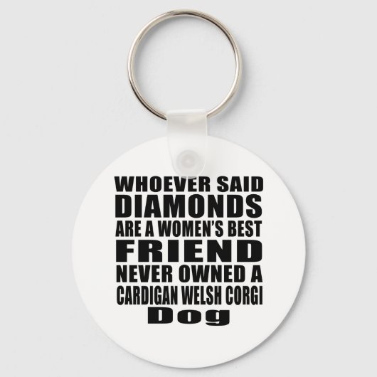 CARDIGAN WELSH CORGI DOG BEST FRIEND DESIGNS SCHLÜSSELANHÄNGER (Vorderseite)