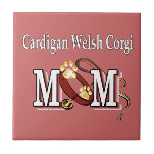 Cardigan Welsh Corgi Dog MAMA Fliese