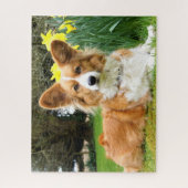 Cardigan Welsh Corgi Dog Puzzle (Vertikal)