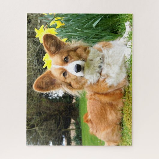Cardigan Welsh Corgi Dog Puzzle (Vertikal)