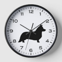 Cardigan Welsh Corgi Dog Silhouette