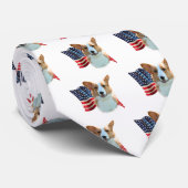 Cardigan Welsh Corgi Flag Krawatte (Gerollt)