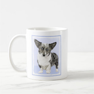 Cardigan Welsh Corgi Gemälde - Originale Hundekuns Kaffeetasse