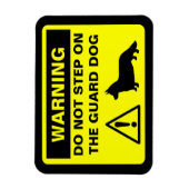 Cardigan Welsh Corgi Guard Dog Warnung Magnet (Vertikal)