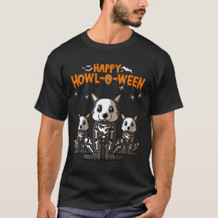 Cardigan Welsh Corgi Howl O Ween Dog Kostüm 690 T-Shirt