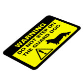 Cardigan Welsh Corgi Humore Guard Dog Warnung Magnet (Linke Seite)