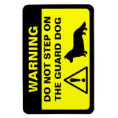 Cardigan Welsh Corgi Humore Guard Dog Warnung Magnet (Vertikal)