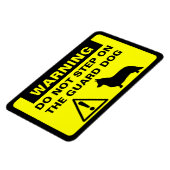 Cardigan Welsh Corgi Humore Guard Dog Warnung Magnet (Linke Seite)