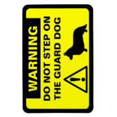 Cardigan Welsh Corgi Humore Guard Dog Warnung Magnet (Vertikal)