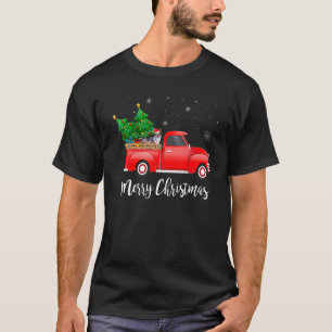 Cardigan Welsh Corgi Hund fährt roten Lastwagen We T-Shirt