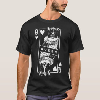 Cardigan Welsh Corgi Königin des Herzens Funny Dog T-Shirt