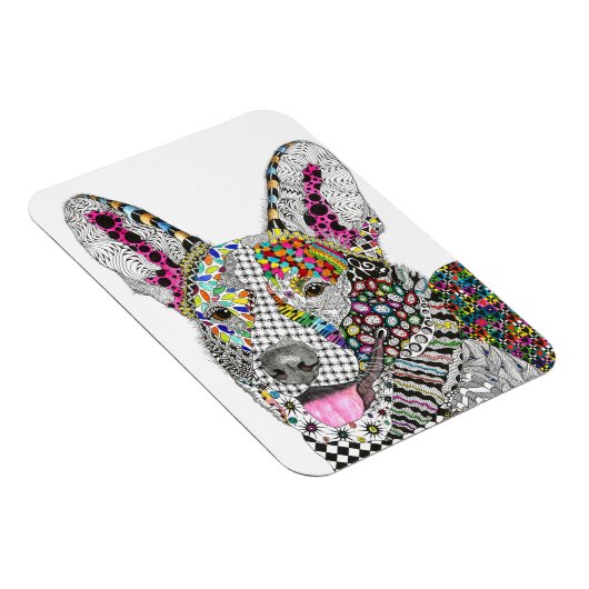 Cardigan Welsh Corgi Magnet 3"x4" (Rechte Seite)