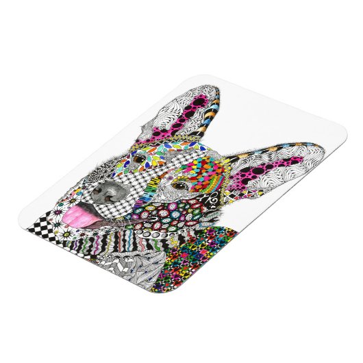 Cardigan Welsh Corgi Magnet 3"x4" (Linke Seite)