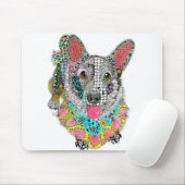 Cardigan Welsh Corgi Mousepad (Mit Mouse)