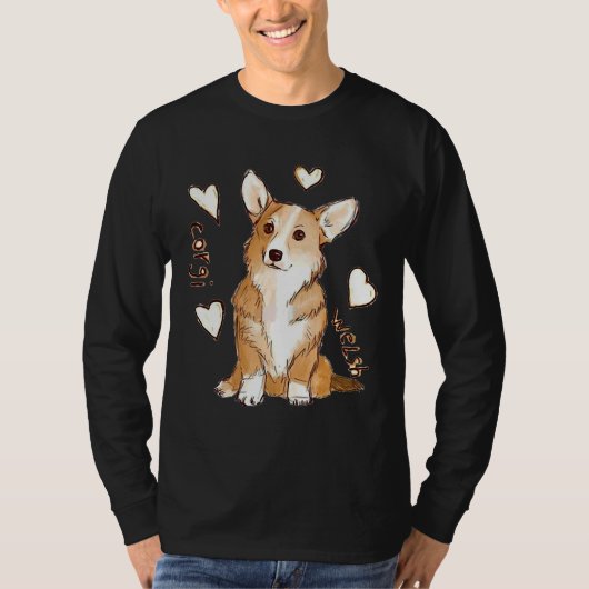 Cardigan Welsh Corgi Niedlich Cardigan Welsh Corgi T-Shirt (Vorderseite)