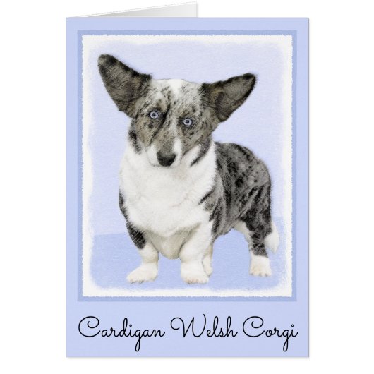 Cardigan Welsh Corgi Painting - Original Dog Art (Vorne)