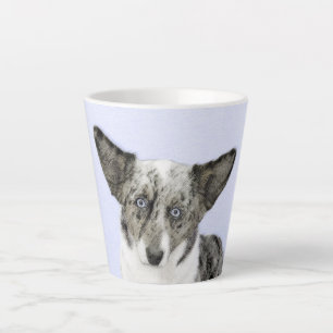Cardigan Welsh Corgi Painting - Original Dog Art Milchtasse