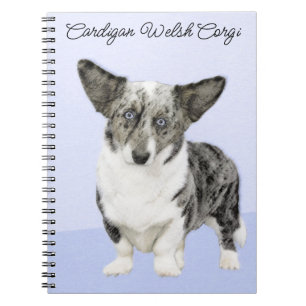 Cardigan Welsh Corgi Painting - Original Dog Art Notizblock