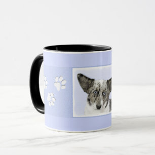 Cardigan Welsh Corgi Painting - Original Dog Art Tasse