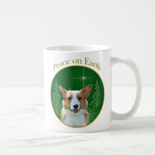 Cardigan Welsh Corgi Peace Kaffeetasse (Rechts)