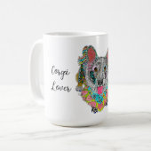 Cardigan Welsh Corgi Personalized Mug Kaffeetasse (Vorderseite Links)