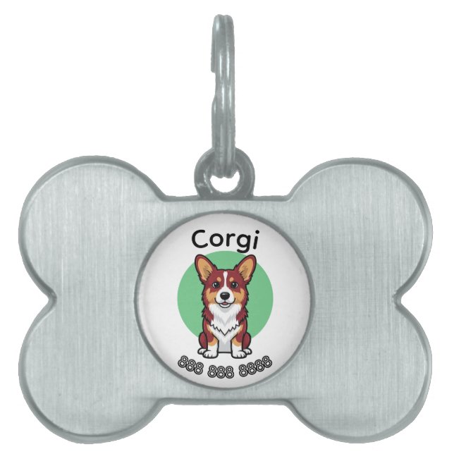 Cardigan Welsh Corgi Tiermarke (Vorderseite)