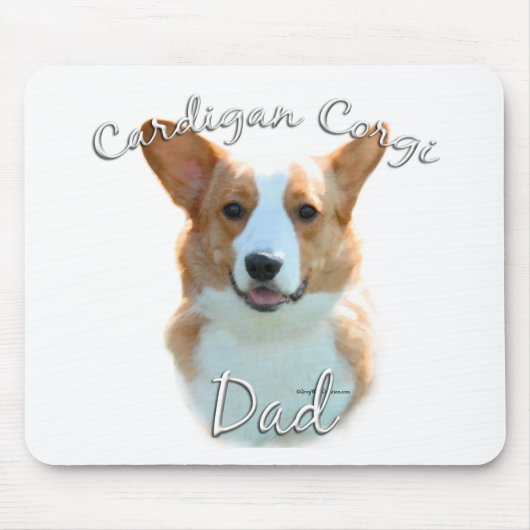 Cardigan Welsh Corgi Vater 2 Mousepad (Vorne)
