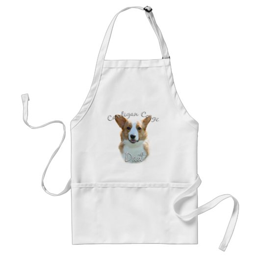 Cardigan Welsh Corgi Vater 2 Schürze (Vorne)