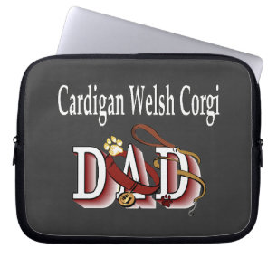 Cardigan Welsh Corgi Vater Laptopschutzhülle