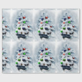 Cardigan Welsh Corgi Weihnachten Geschenkpapier (Flach)