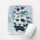 Cardigan Welsh Corgi Weihnachten Mousepad (Mit Mouse)