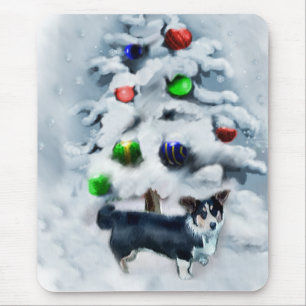 Cardigan Welsh Corgi Weihnachten Mousepad