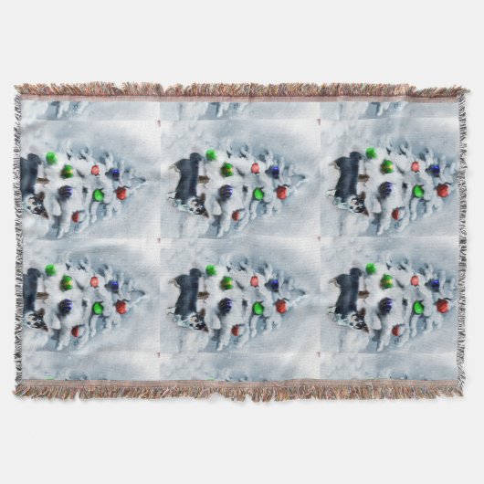 Cardigan Welsh Corgi Weihnachtsgeschenke Decke (Vorderseite)